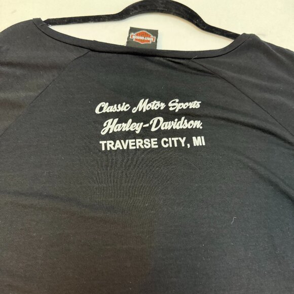 Harley Davidson 3/4 sleeve T shirt - Picture 3 of 4